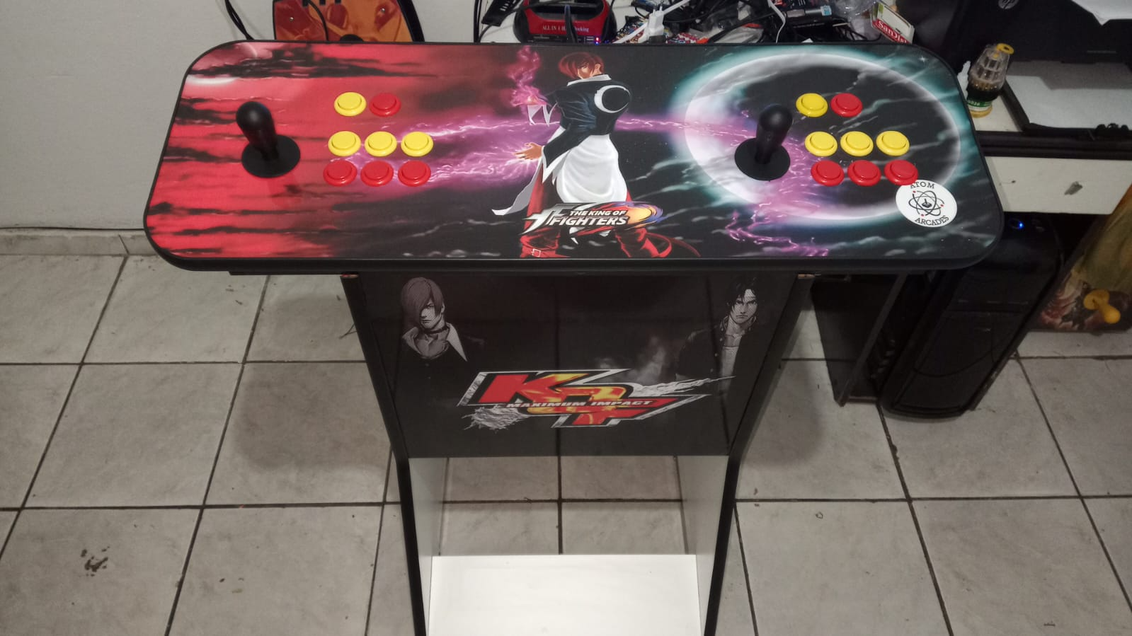 Fliperama Portátil com Base (PREMIUM)